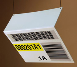 Bulk storage placard with check digit