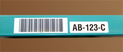 Retro-reflective labels with bar code