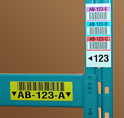 Standard frame upright placard